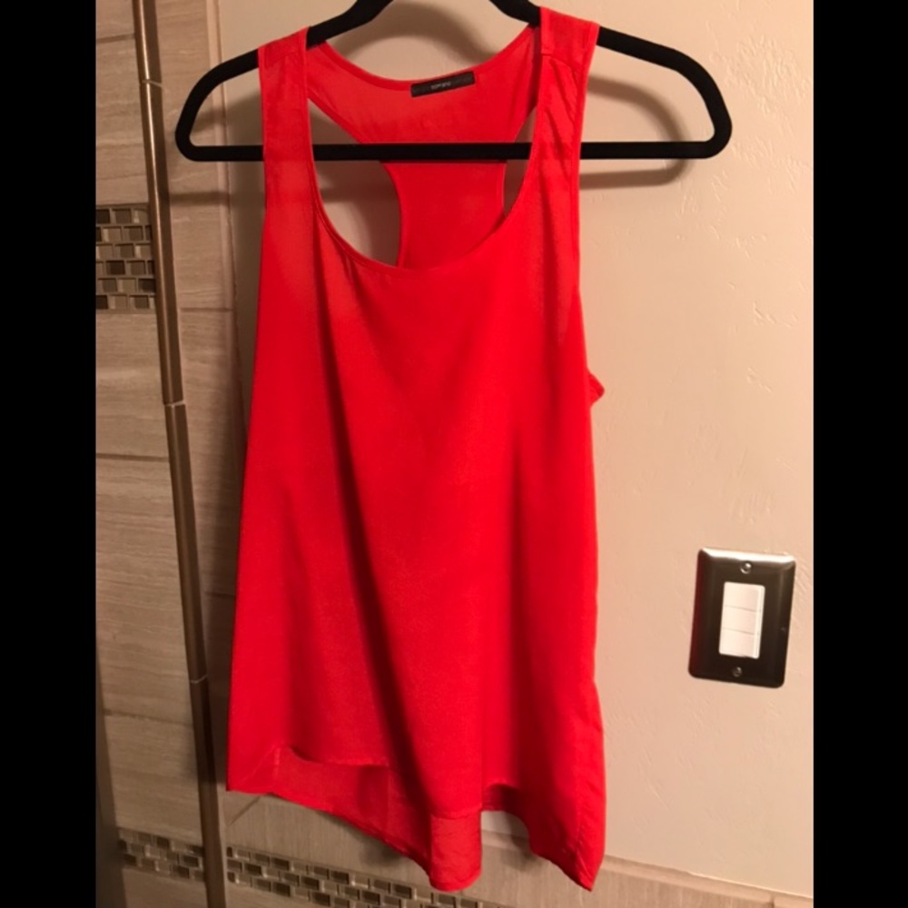 Red/orange tank top- racerback